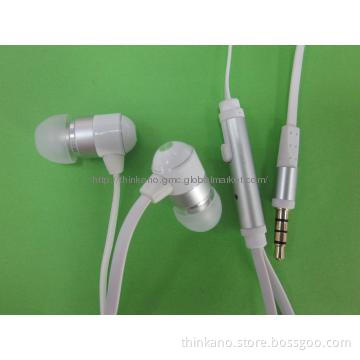 2012 New Earphone Flat Cable Earphone Noodles Earphone